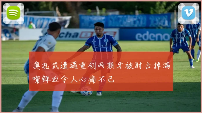 奥孔武遭遇重创两颗牙被肘击掉满嘴鲜血令人心痛不已
